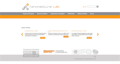 Desktop Screenshot of nanomedicinelab.com